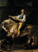 Jacques-Louis  David Count Potocki oil painting
